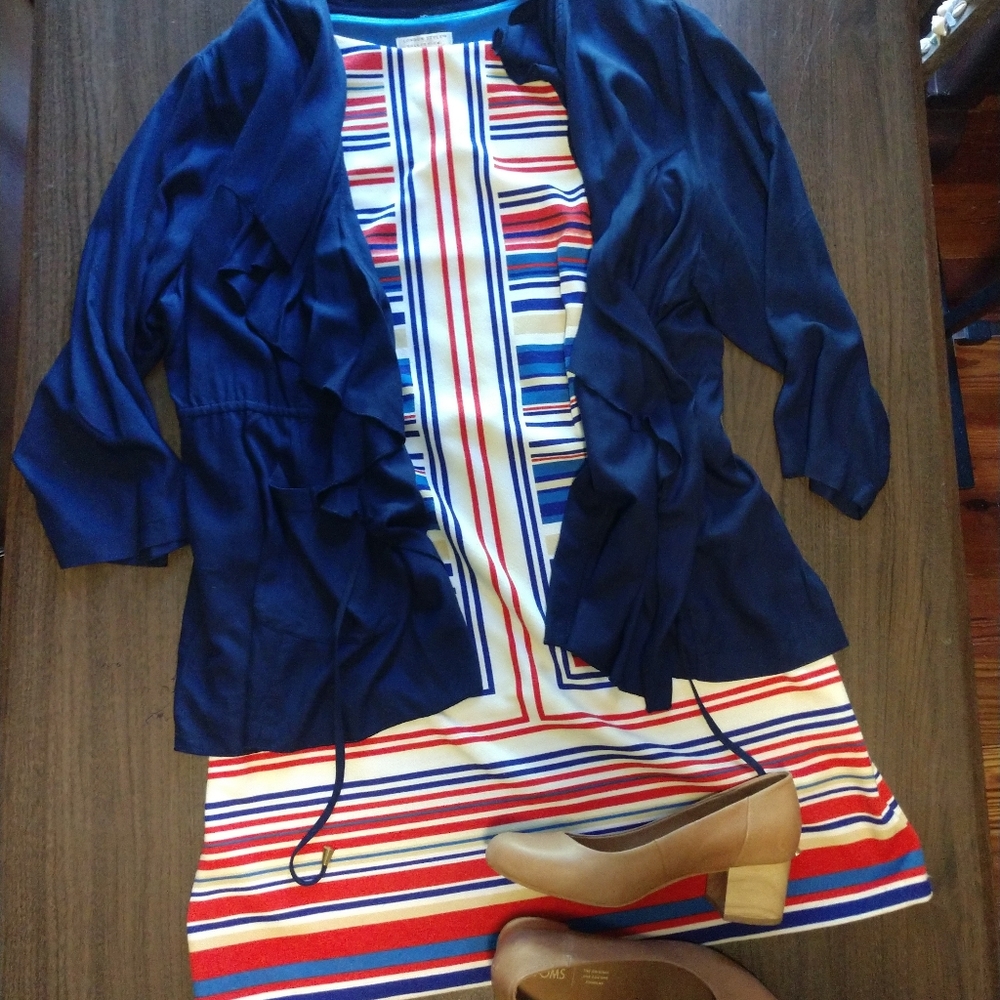 London Style collection multicolor career dress 18